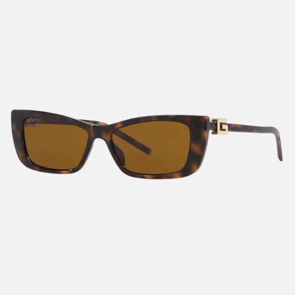 Style: GG1681S-004 | Gucci Women's Sunglasses | Thin Tortoise Shell Frame - Picture 1 of 3